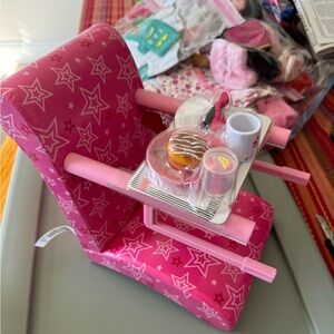 American Girl Doll Travel Dining Chair